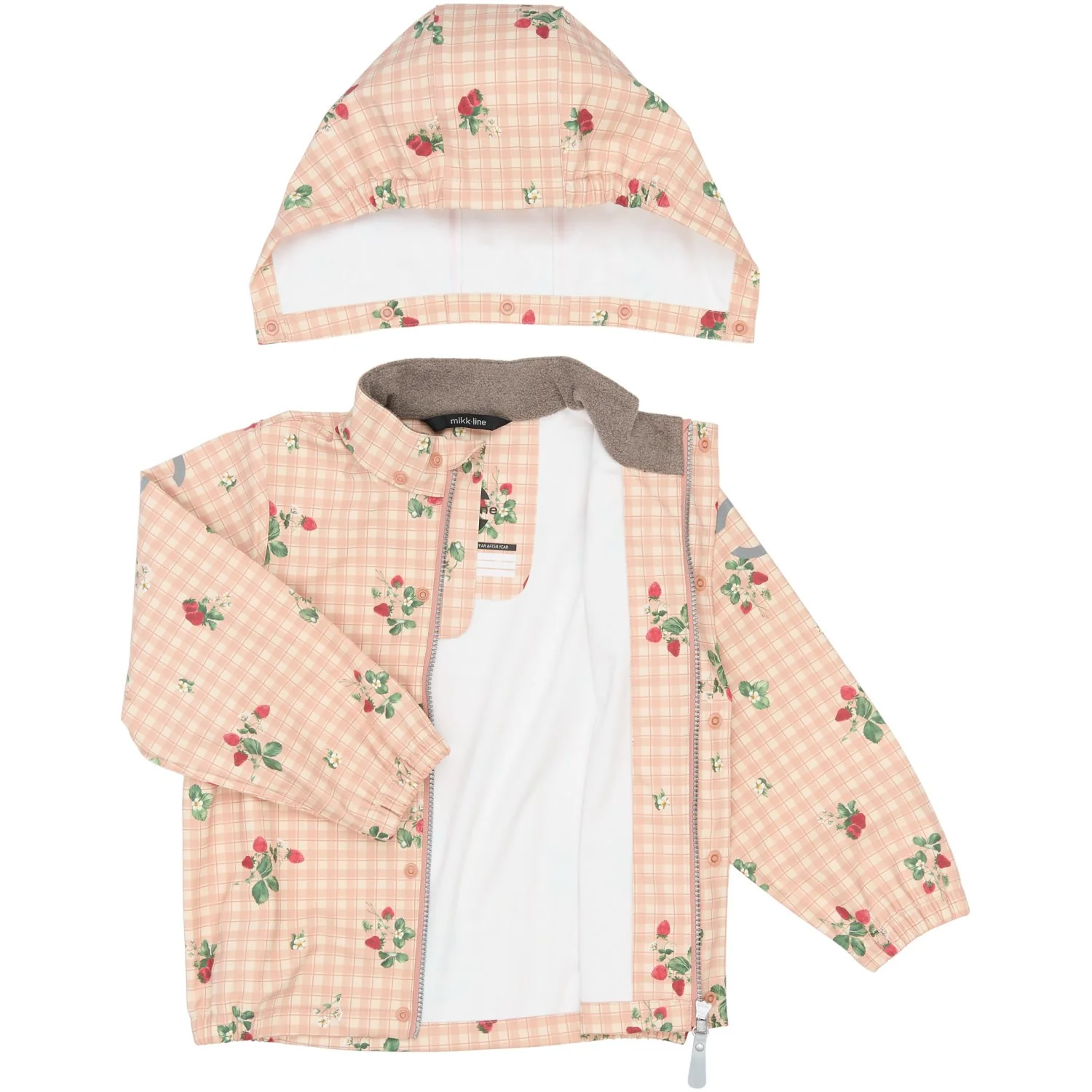 Mikk-Line Strawberry AOP Pu Rain Set AOP - Image 3