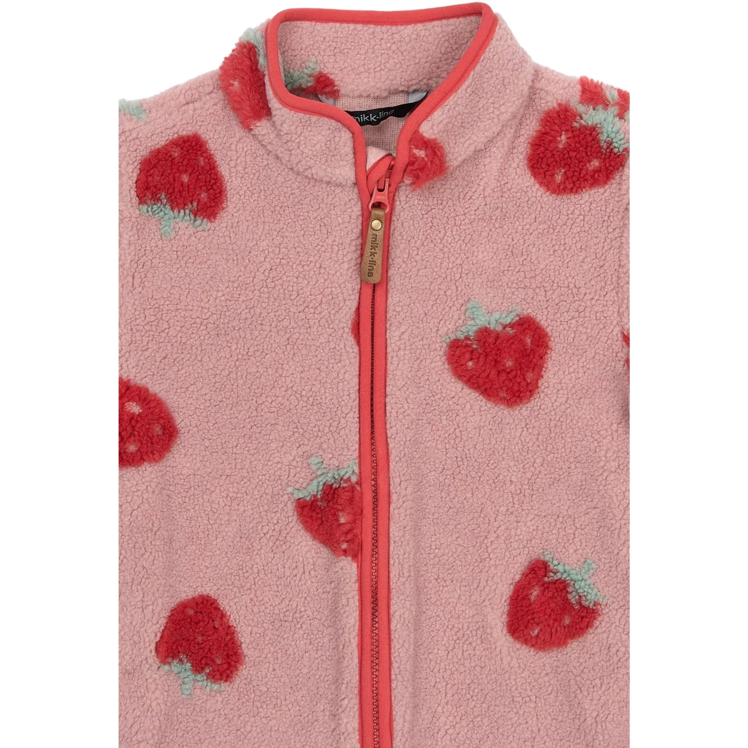 Mikk-Line Strawberry AOP Teddy Jacket 3D - Image 5
