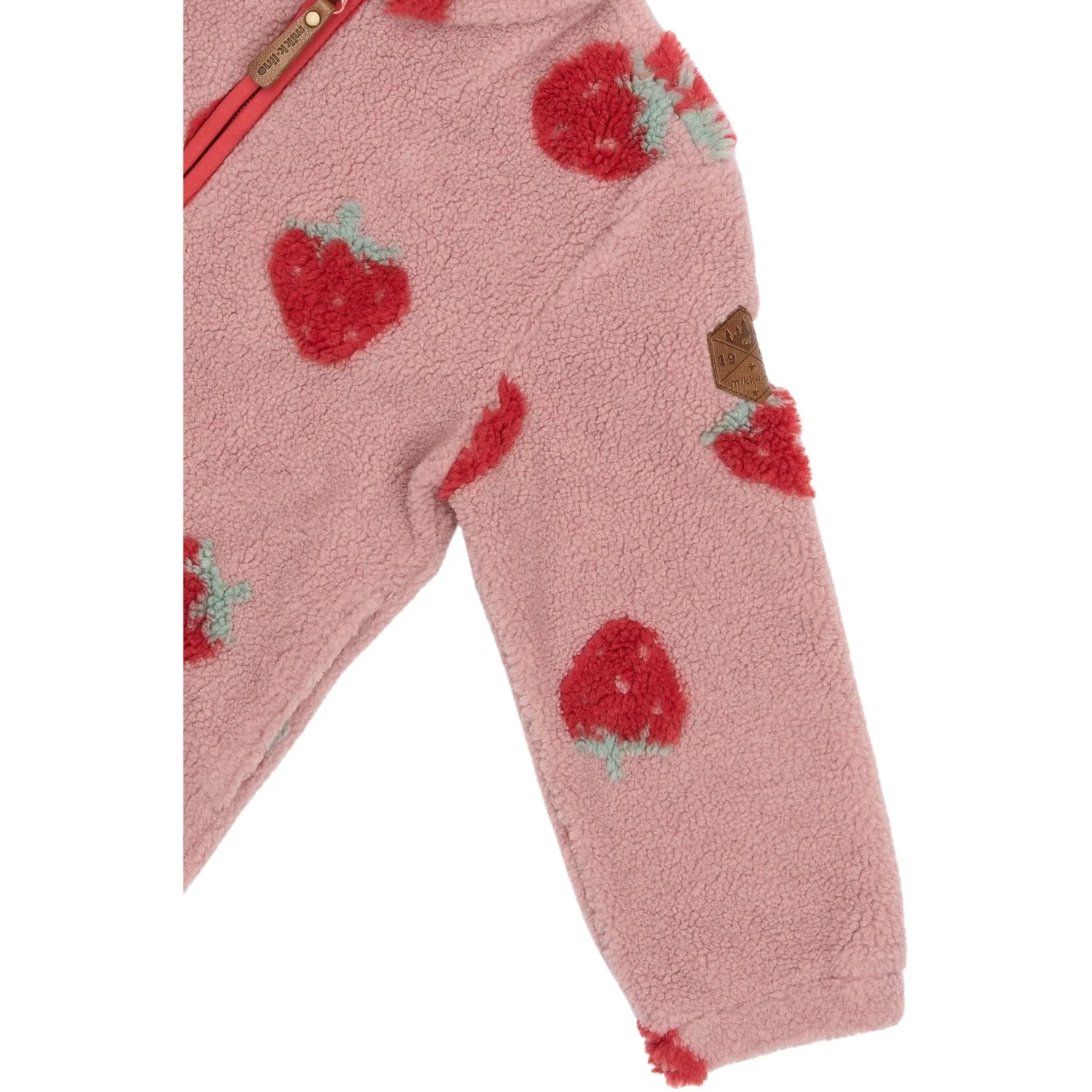 Mikk-Line Strawberry AOP Teddy Jacket 3D - Image 6