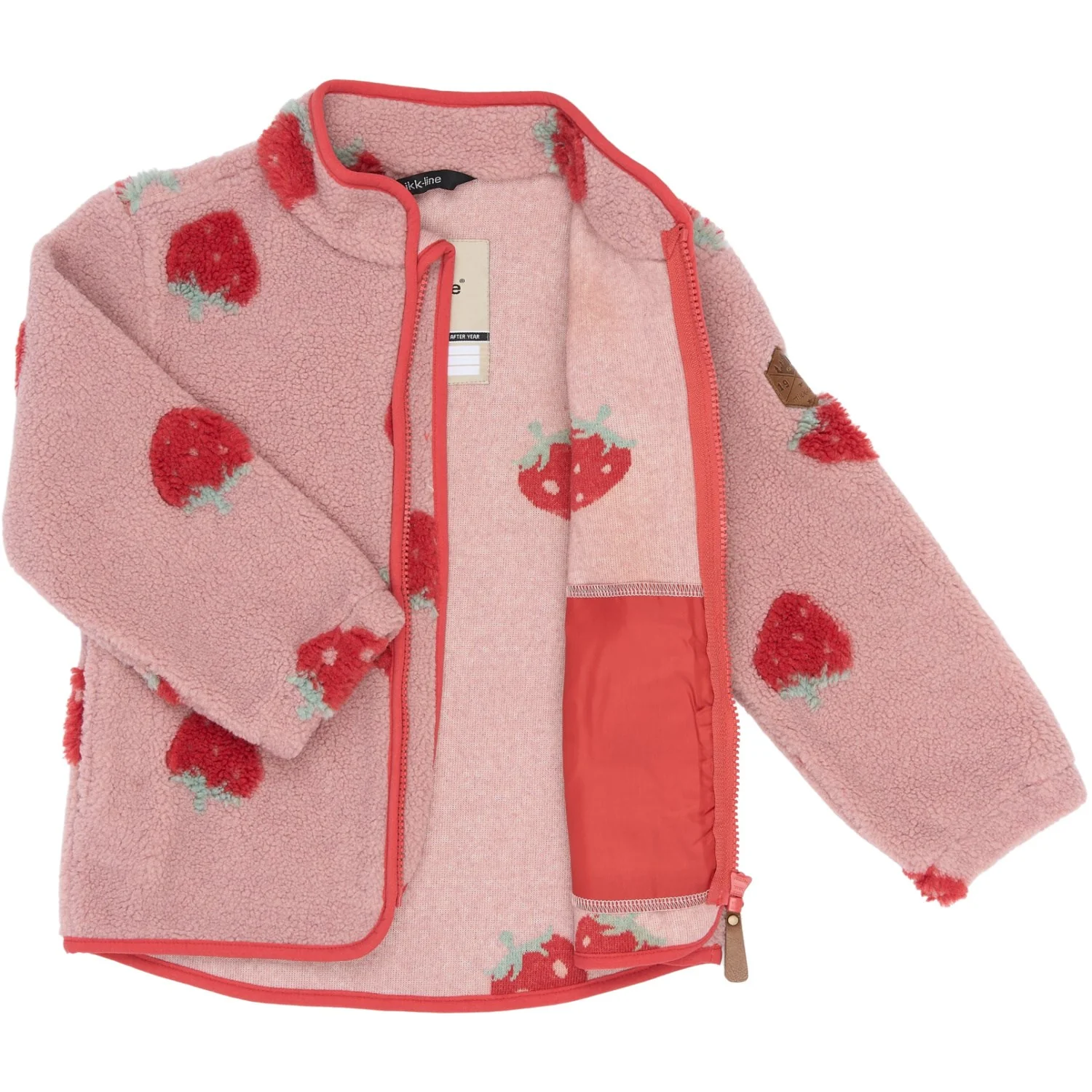 Mikk-Line Strawberry AOP Teddy Jacket 3D - Image 7
