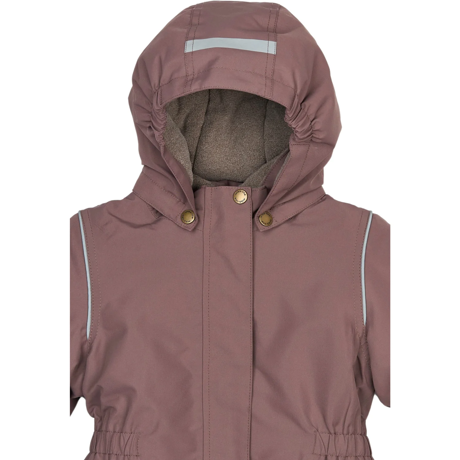 Mikk-Line Twilight Mauve Winter Jacket Waist Solid - Image 2