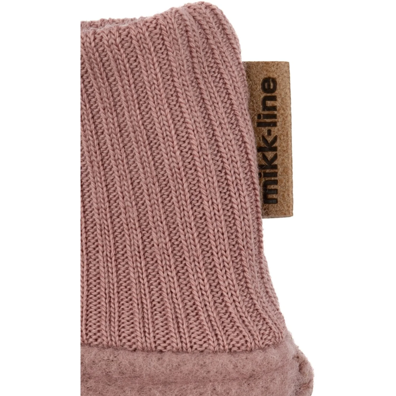 Mikk-Line Wool Mittens Burlwood - Image 3