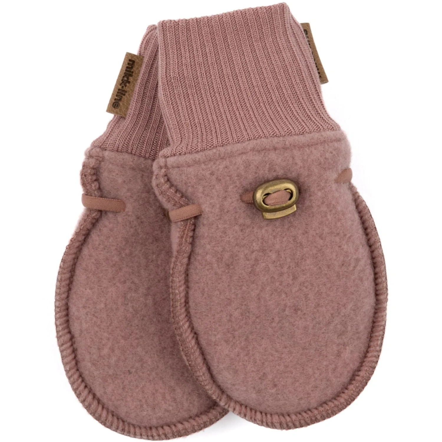 Mikk-Line Wool Mittens Burlwood - Image 4