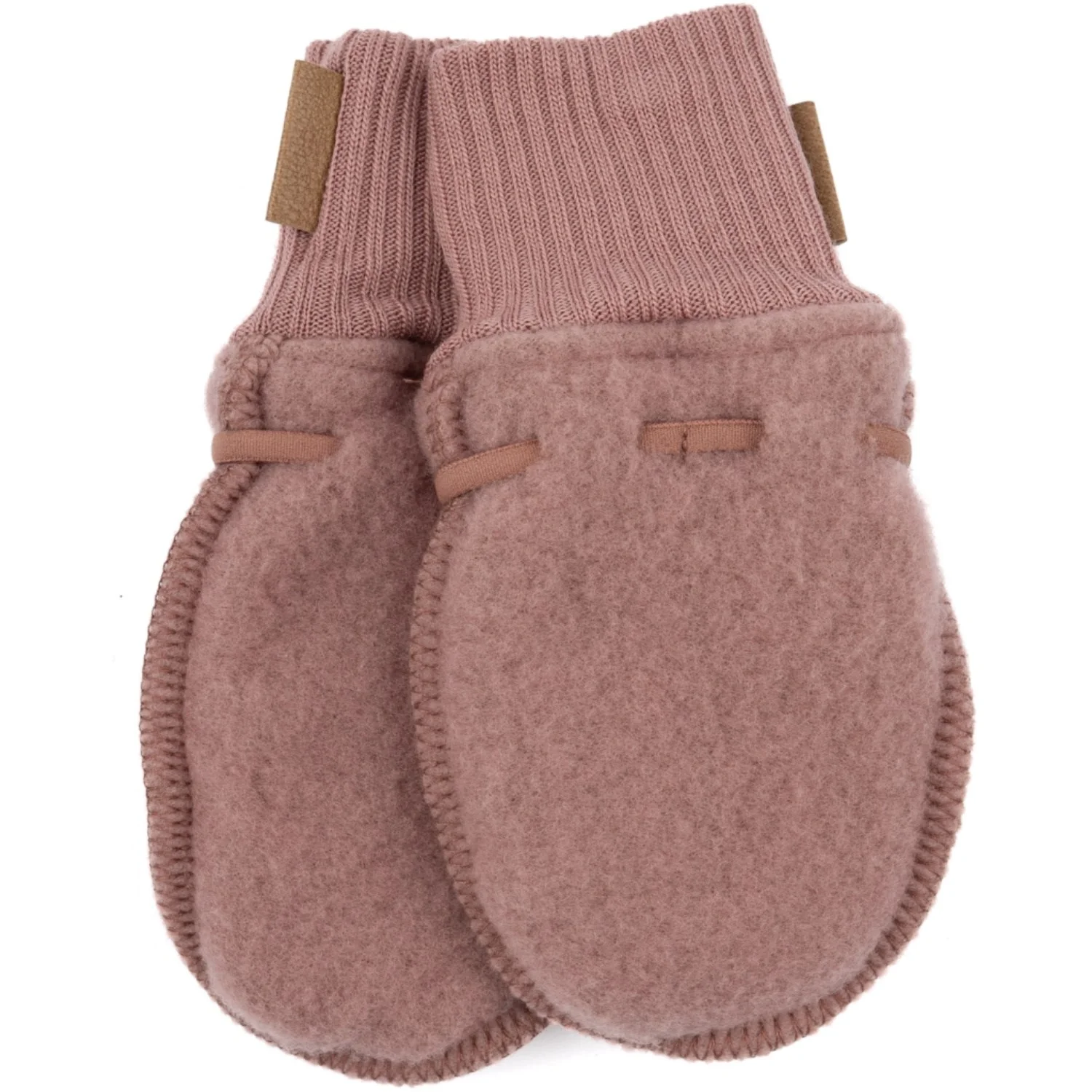 Mikk-Line Wool Mittens Burlwood - Image 5