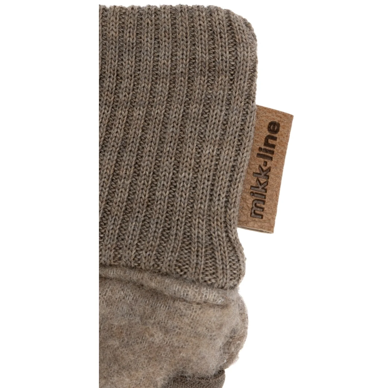 Mikk-Line Wool Mittens Melange Denver - Image 2