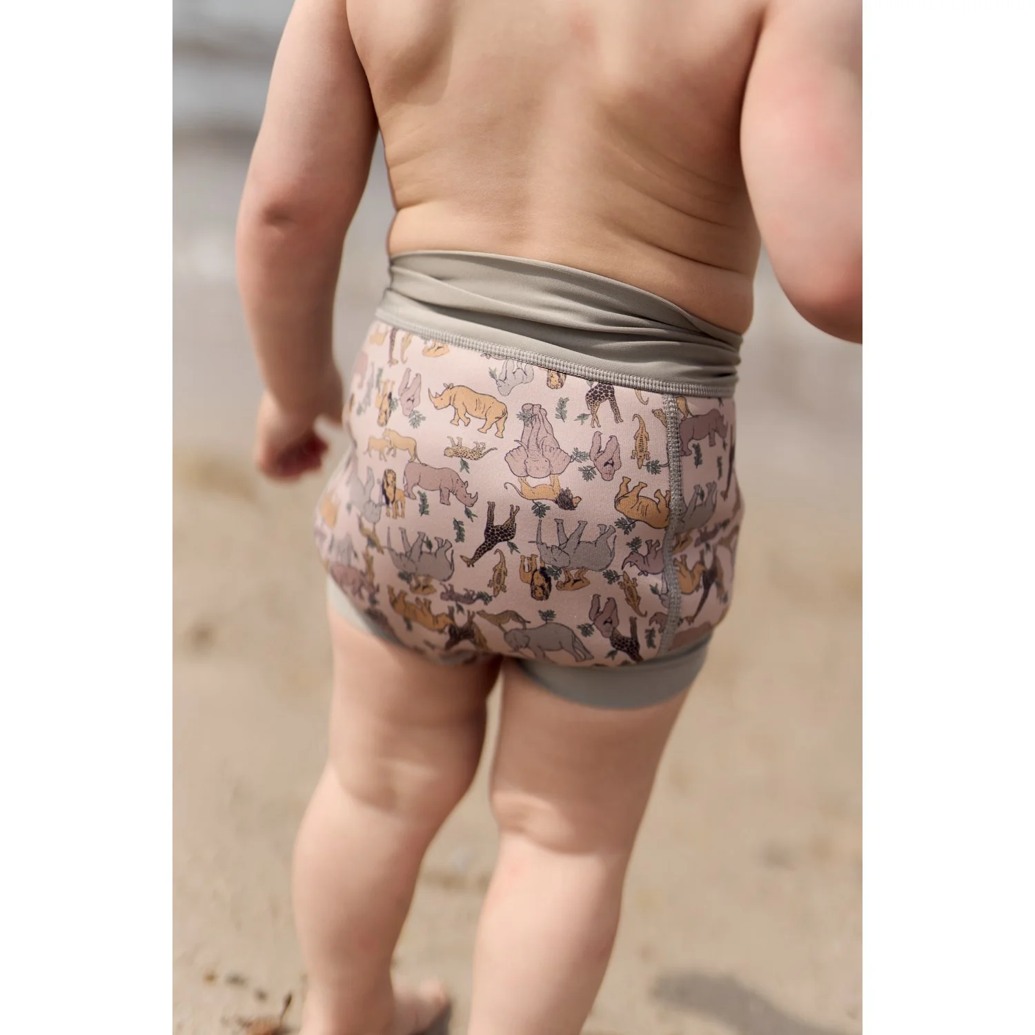 Mikk-Line Zoo AOP Swim Baby Pant AOP - Image 4