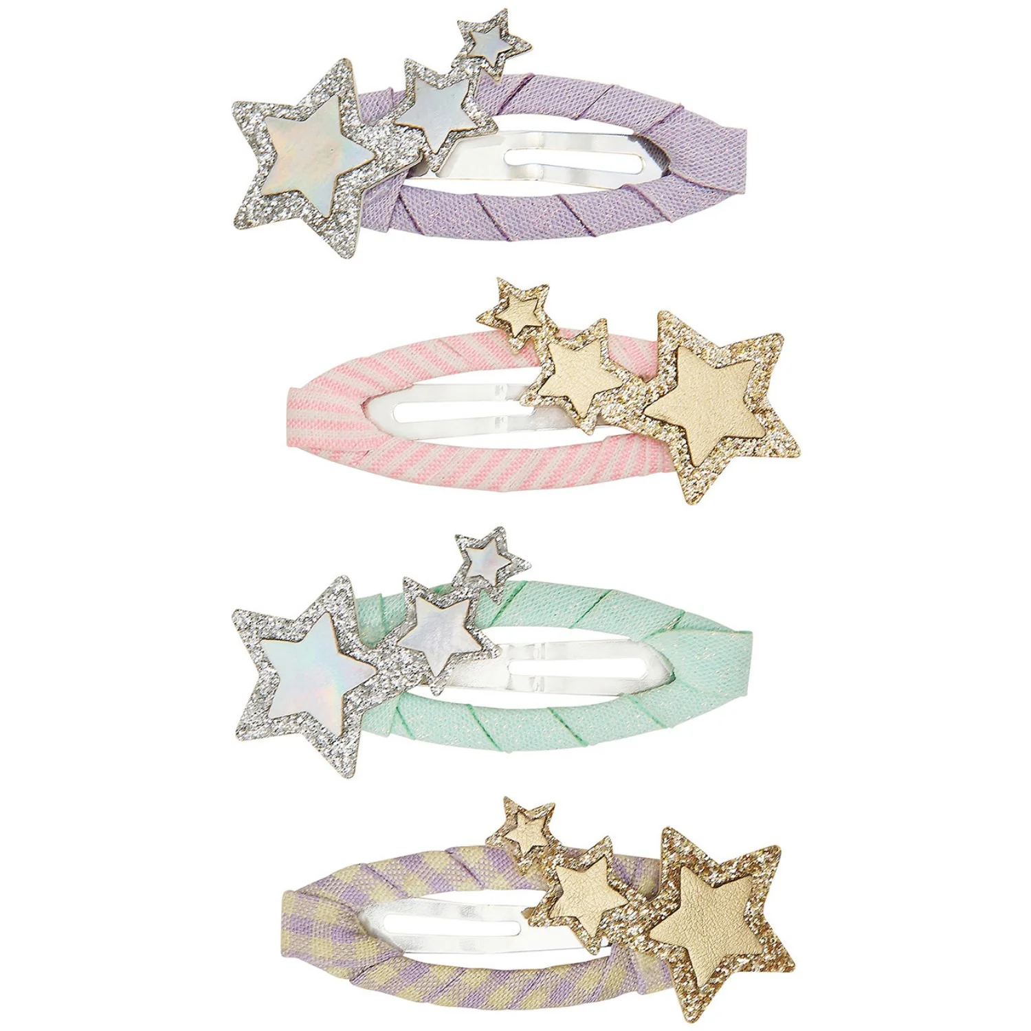 Mimi & Lula 4 Hårspænder - Trailing Star My Little Unicorn