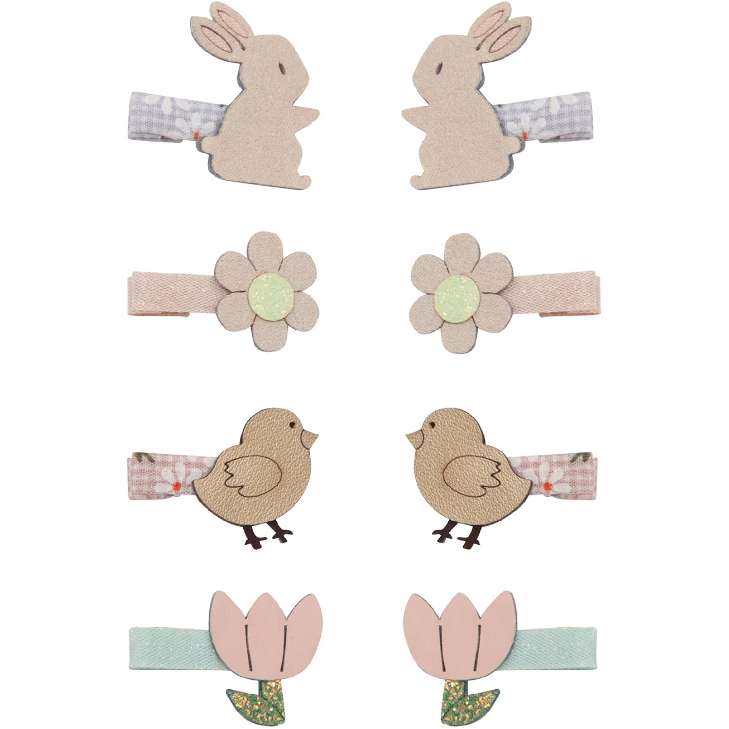 Mimi & Lula 8 Hårclips - Mini Easter