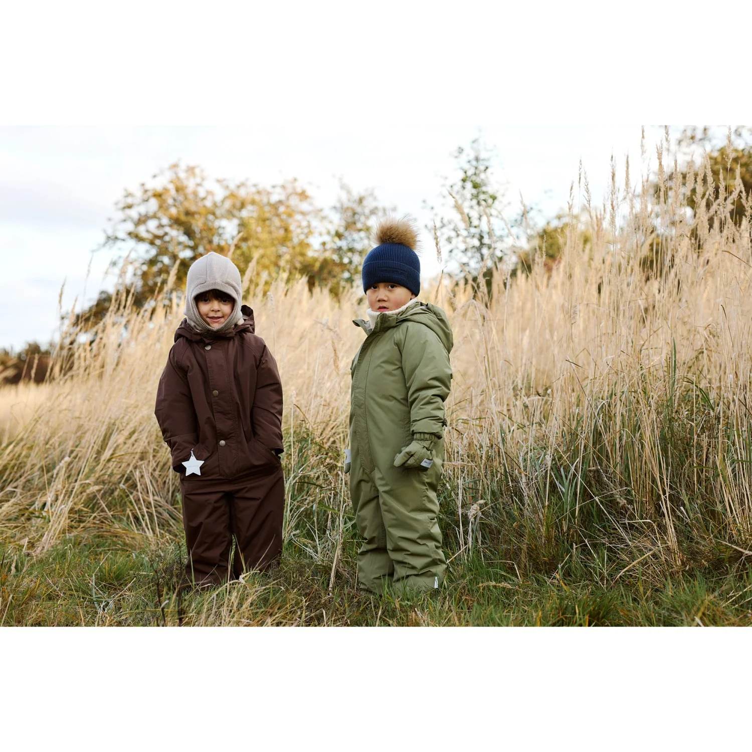 Mini A ture Aloe Green Matwanni Fleece Lined Snowsuit. GRS - Image 5