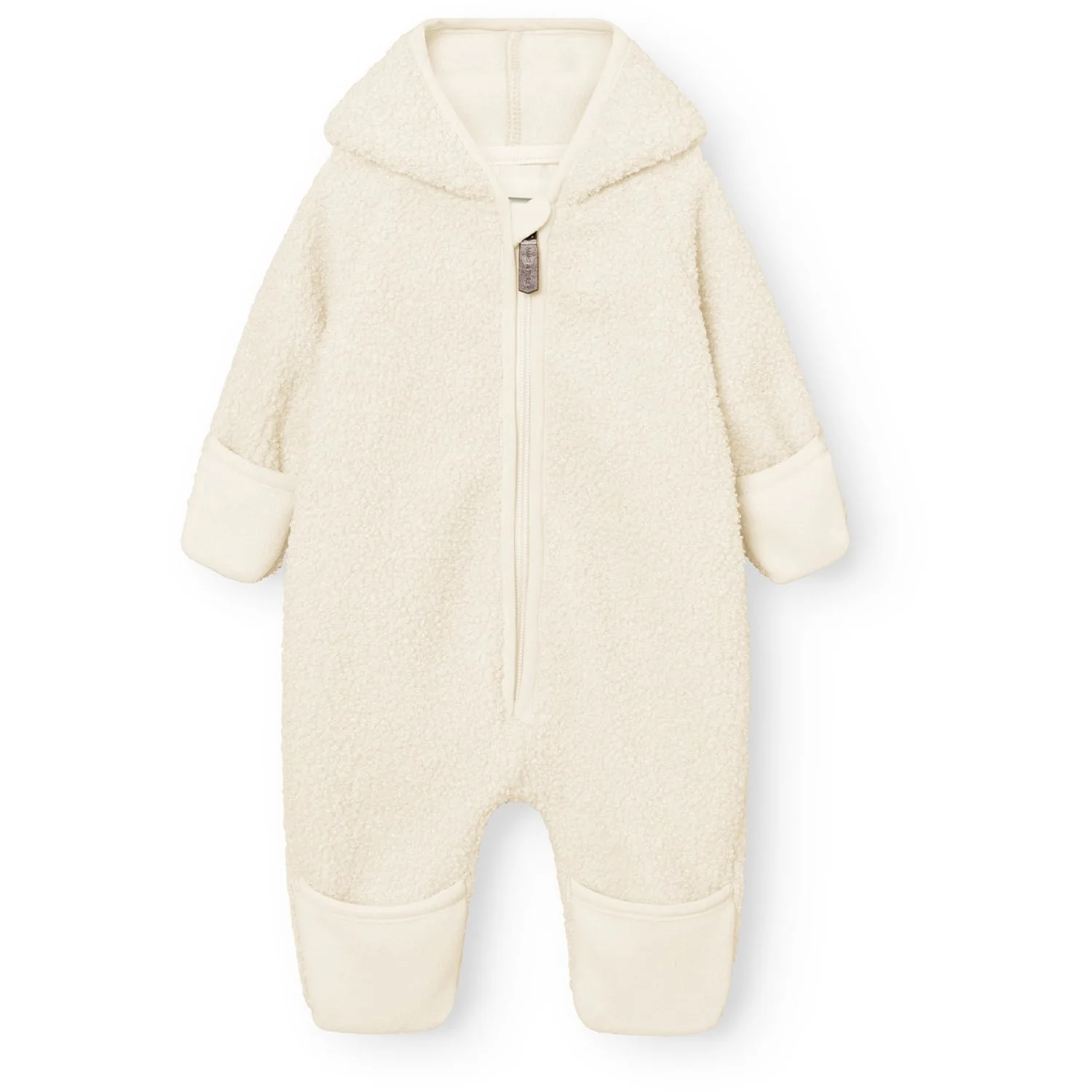 Mini A ture Angora Cream Matadel Teddyfleece Jumpsuit. GRS
