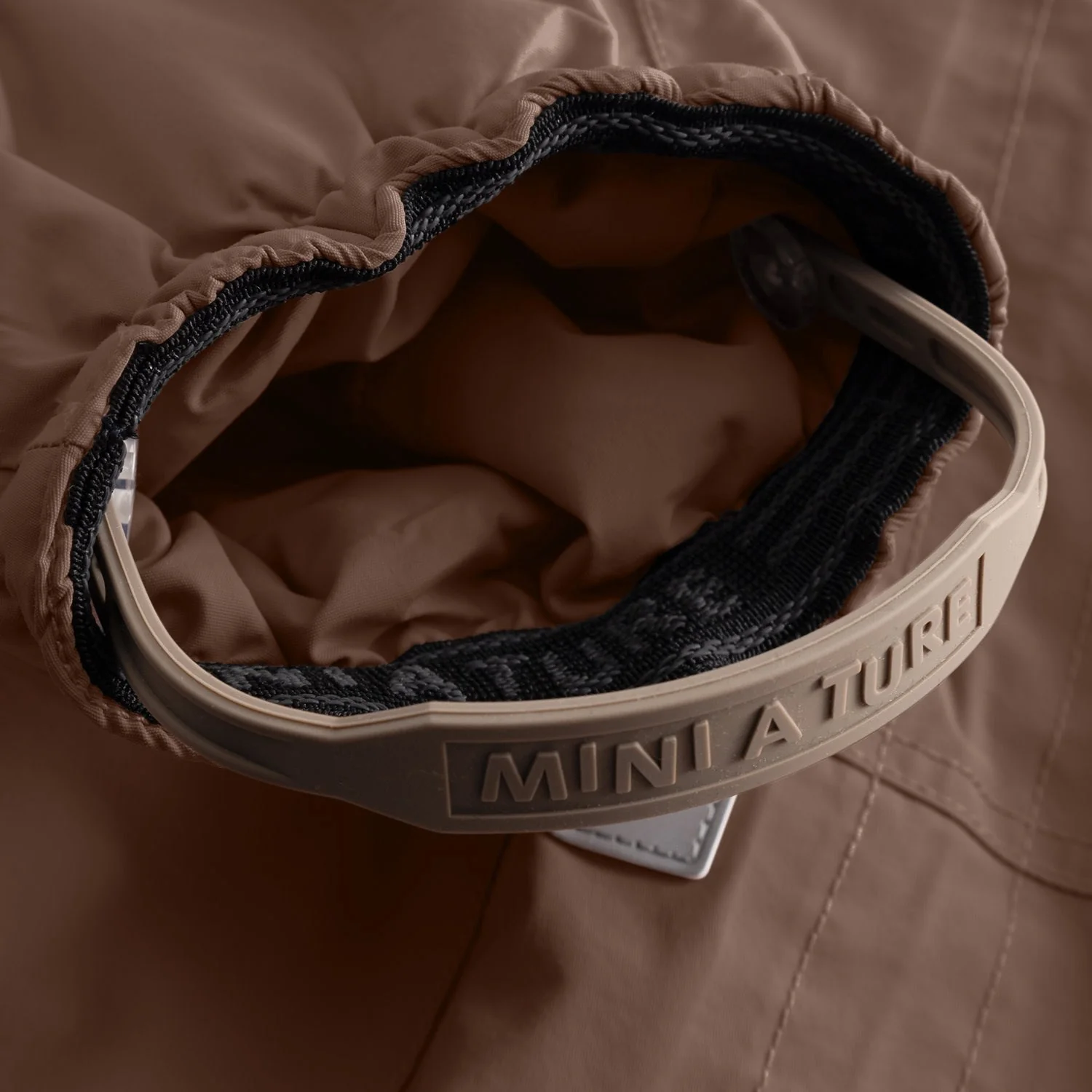 Mini A ture Chestnut Brown Matwisti Fleece Lined Snowsuit. GRS - Image 4