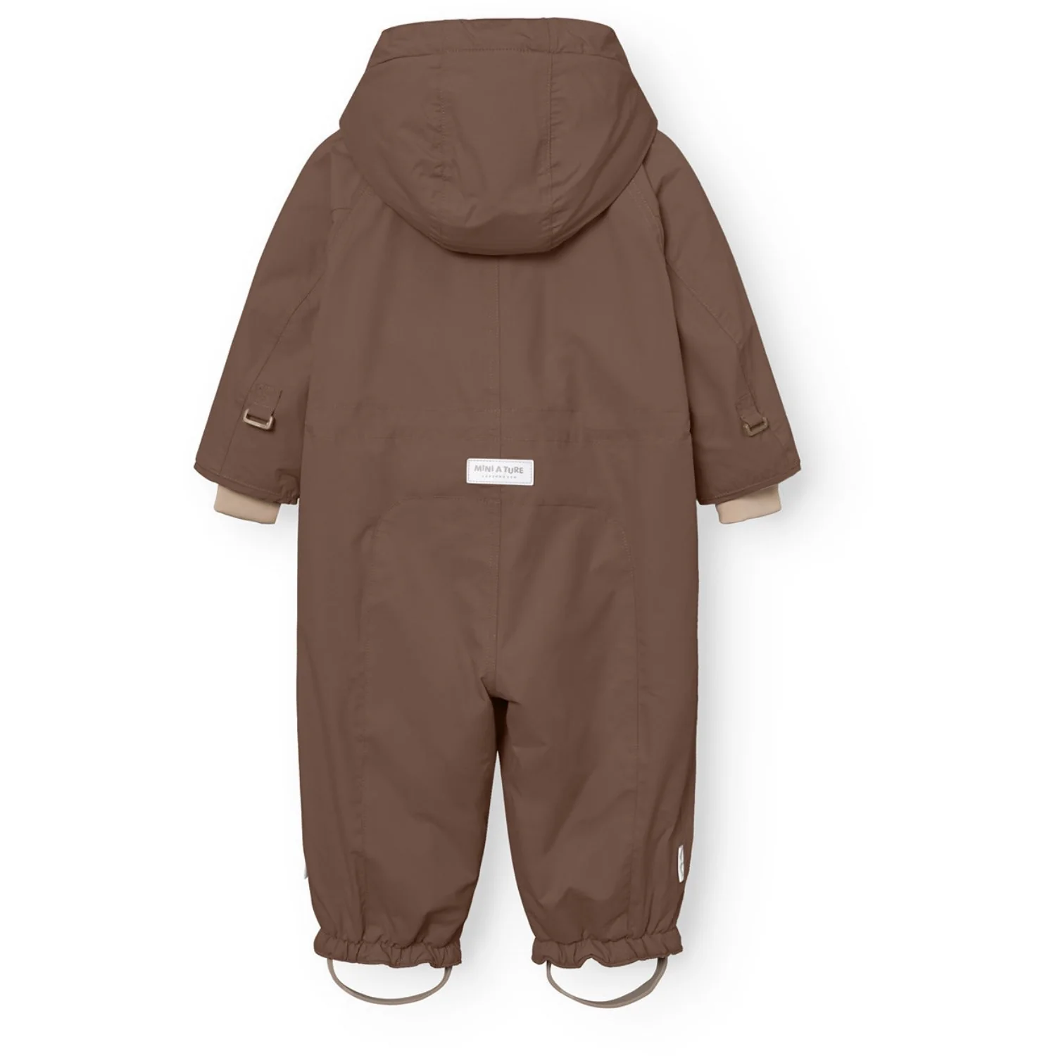 Mini A ture Chestnut Brown Matwisti Fleece Lined Snowsuit. GRS - Image 6
