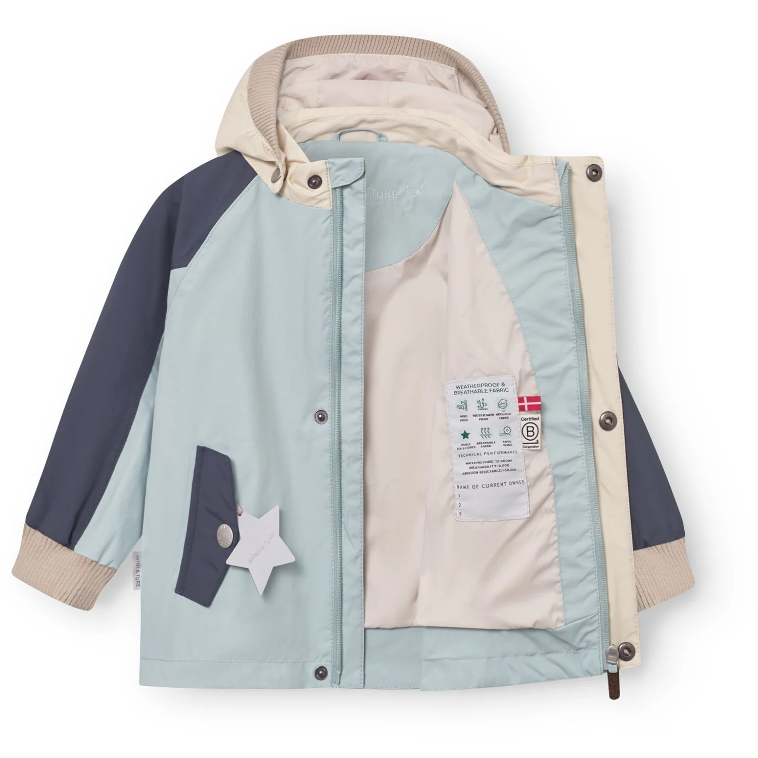 Mini A ture Cloud Blue Col. B. Matwally Jacket. Grs - Image 2