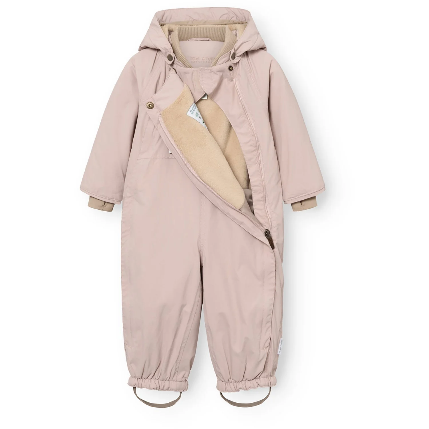 Mini A ture Cloudy Rose Matwisti Fleece Lined Snowsuit. GRS - Image 4