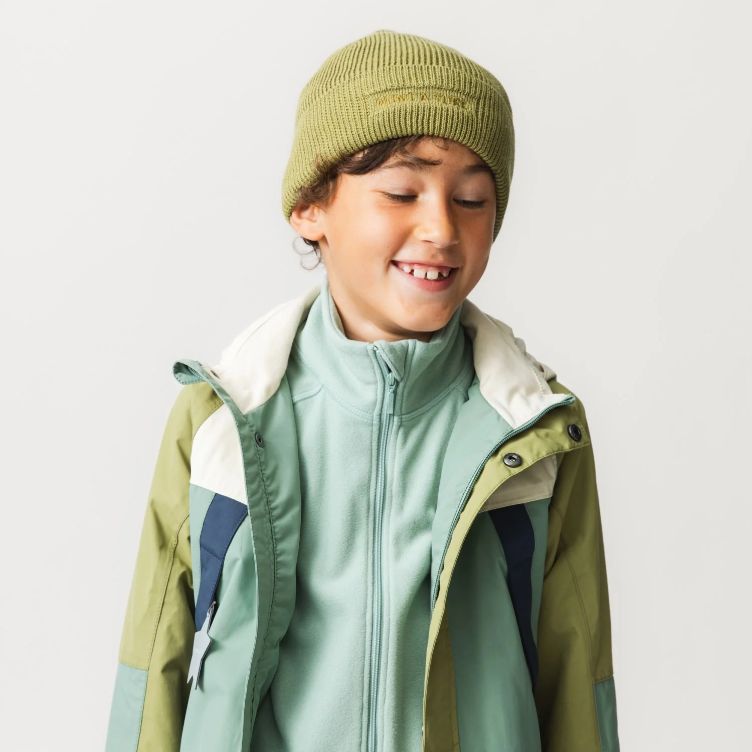 Mini A ture Granite Green Col. B. Matvalon Fleece Lined Jacket. Grs - Image 5