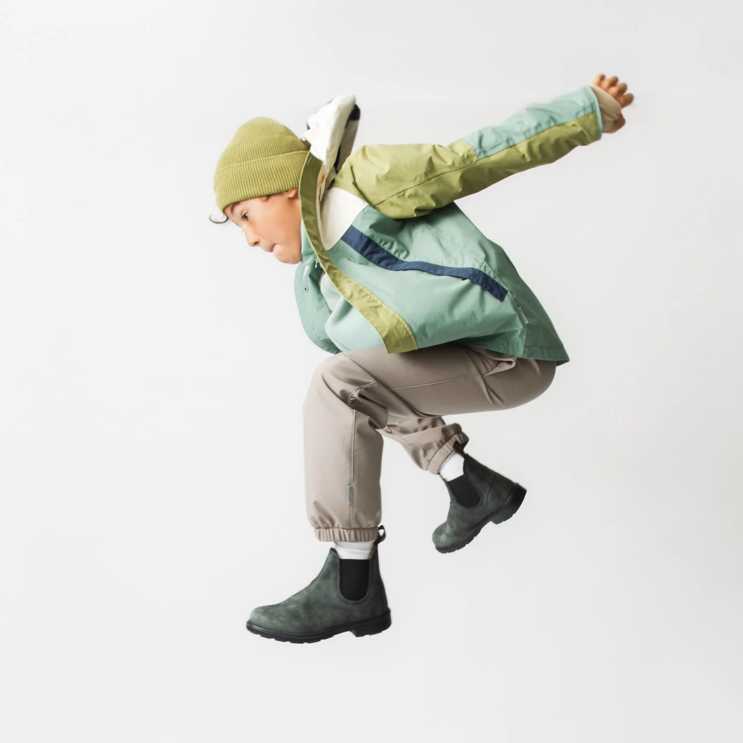 Mini A ture Granite Green Col. B. Matvalon Fleece Lined Jacket. Grs - Image 7