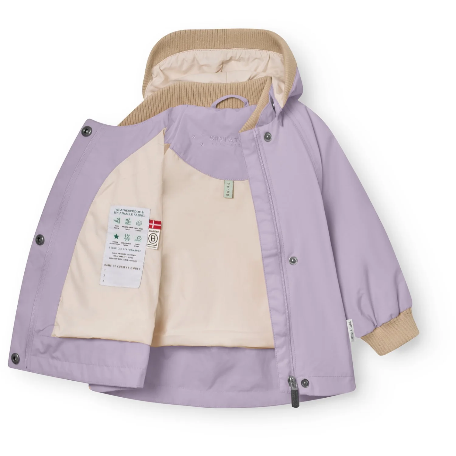 Mini A ture Minimal Lilac Matwai Jacket. Grs - Image 5