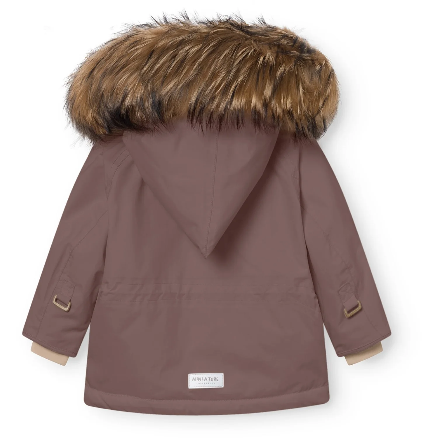 Mini A ture Peppercorn Plum Matwang Fleece Lined Winter Jacket Fur. GRS - Image 4