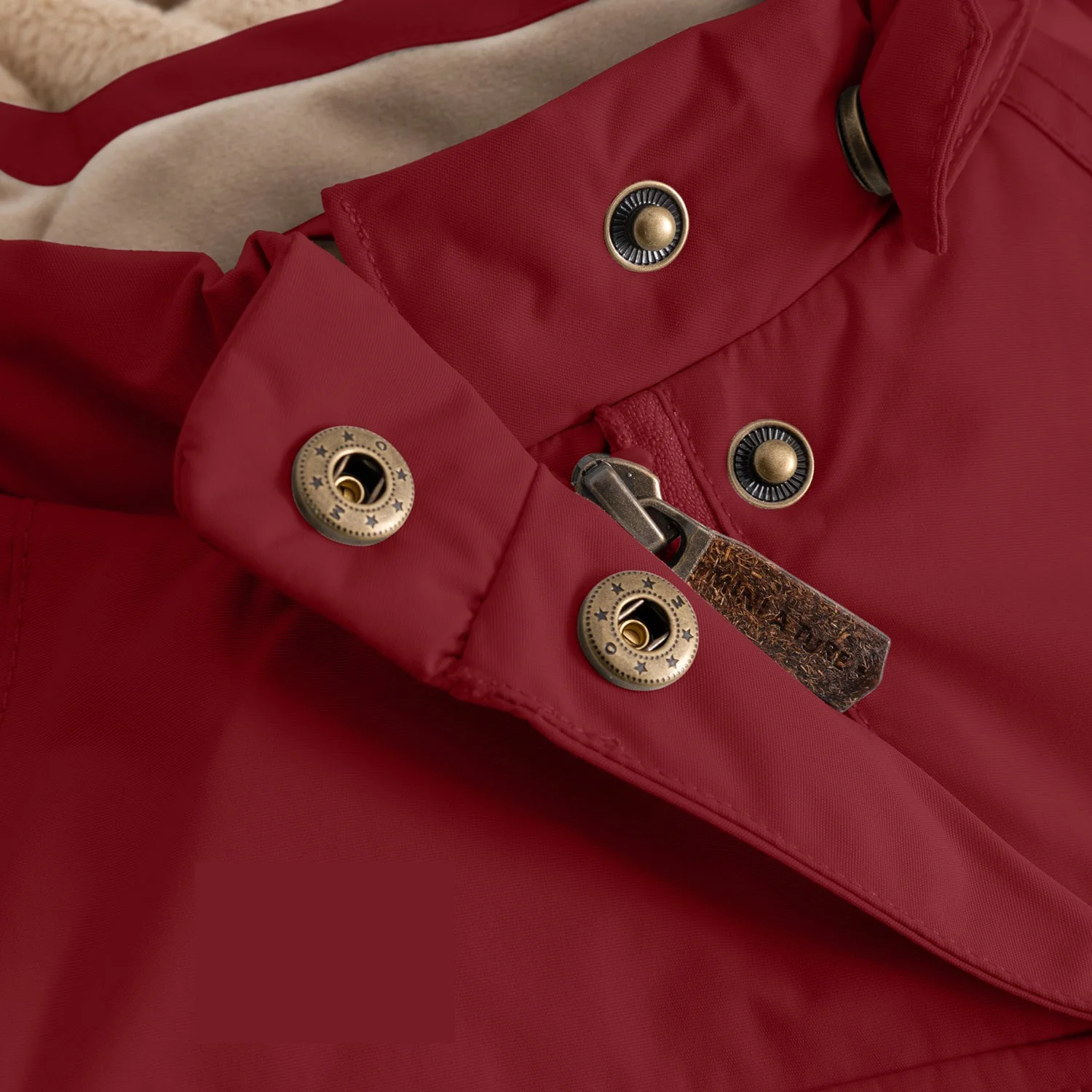 Mini A ture Red Merlot Matwang Fleece Lined Winter Jacket. GRS - Image 11