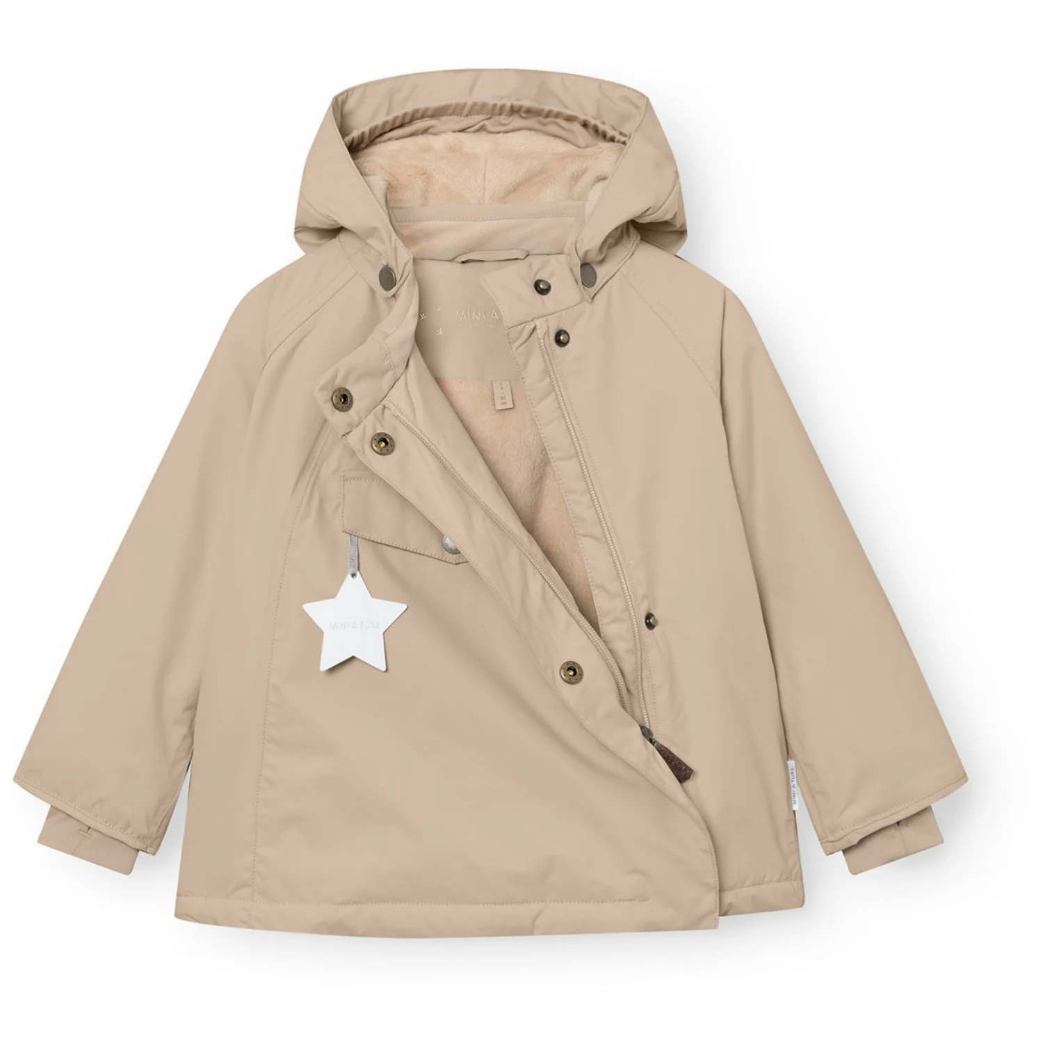 Mini A ture Savannah Tan Matwang Fleece Lined Winter Jacket. GRS - Image 6