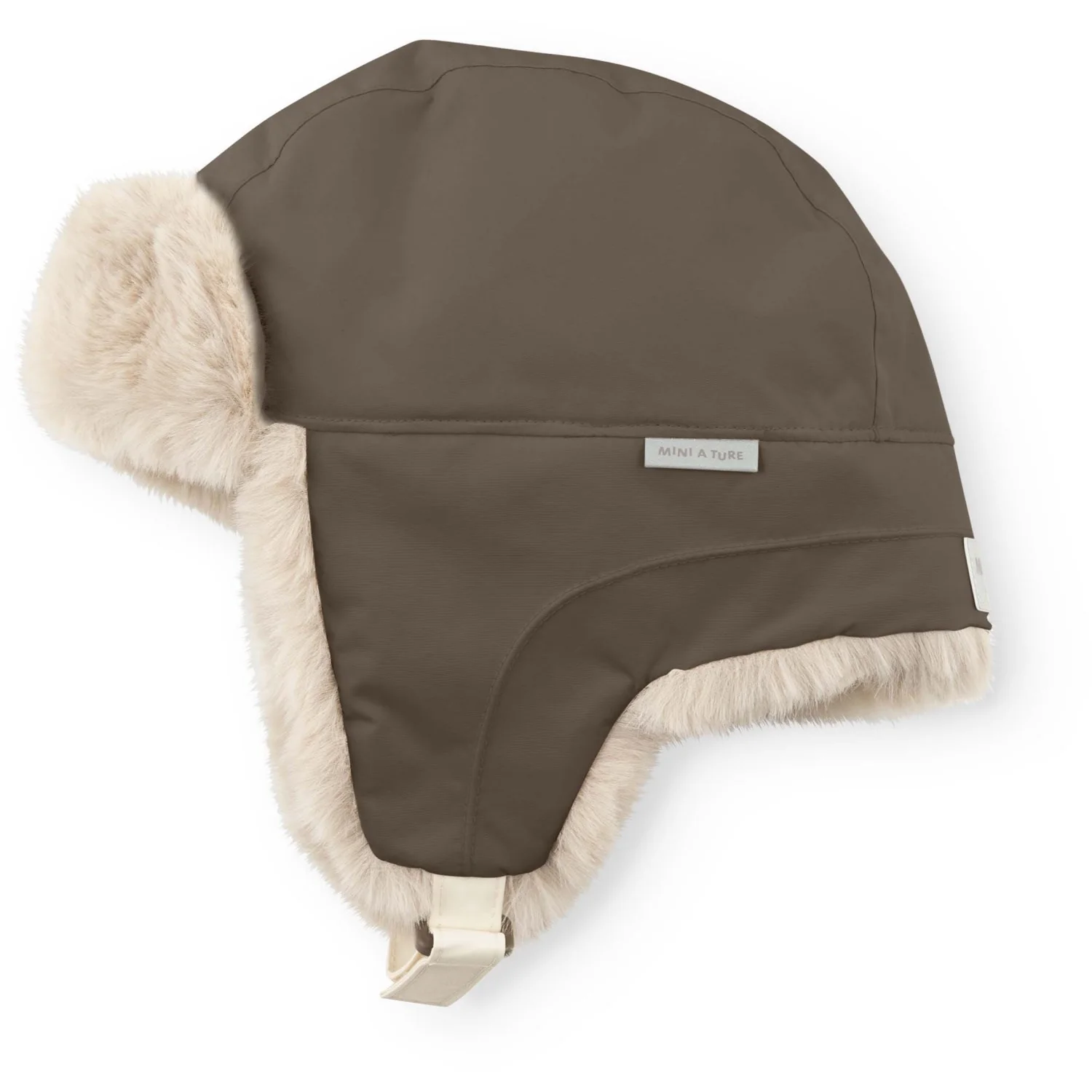 Mini A ture Tarmac Green Matcrister Teddy Lined Winter Hood - Image 2