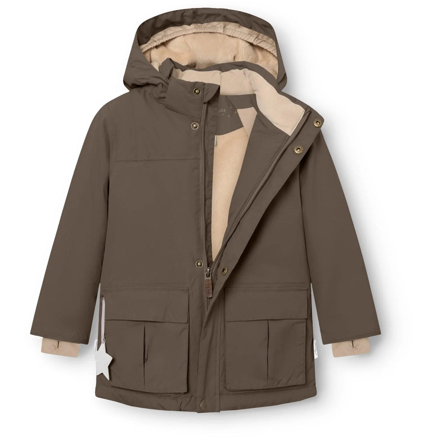 Mini A ture Tarmac Green Matkastorio Fleece Lined Winter Jacket. GRS - Image 3
