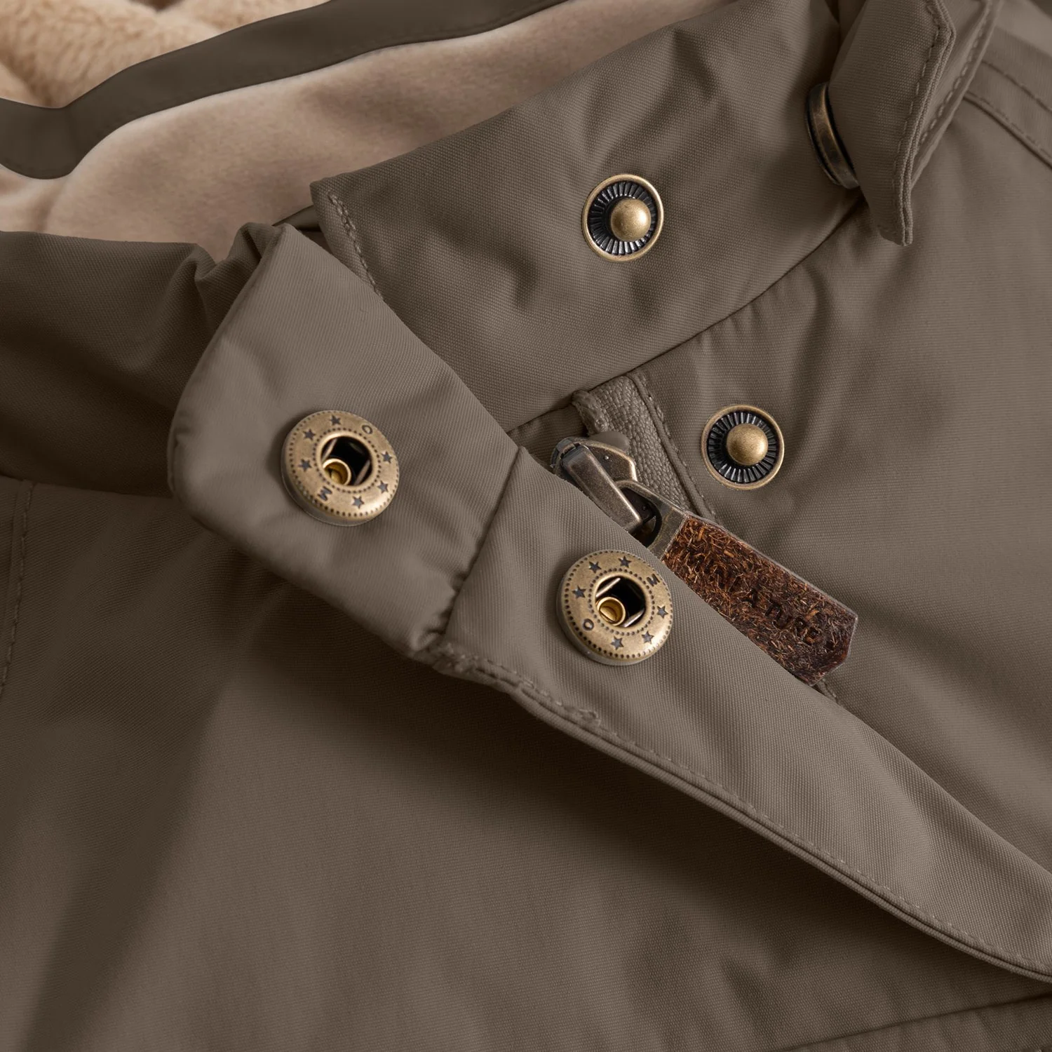 Mini A ture Tarmac Green Matwang Fleece Lined Winter Jacket. GRS - Image 3