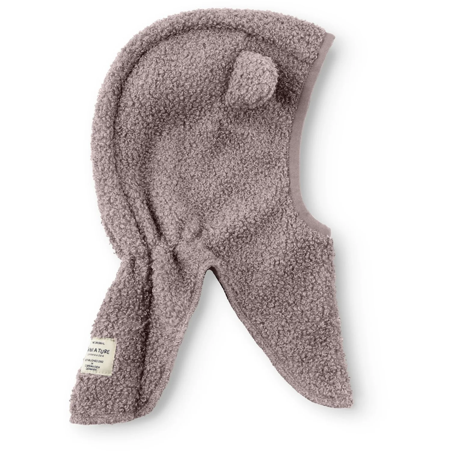 Mini A ture Zinc Purple Matjeffi Teddyfleece Elephant Hood. GRS
