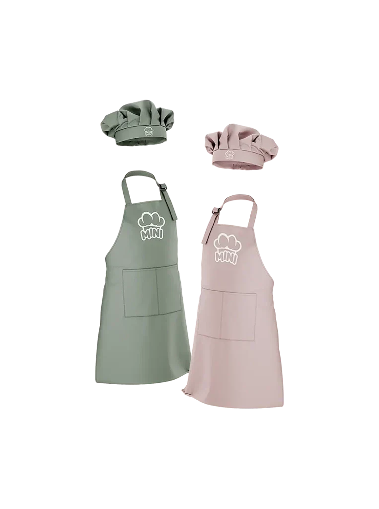 MINI Family Green Apron Set - Image 4