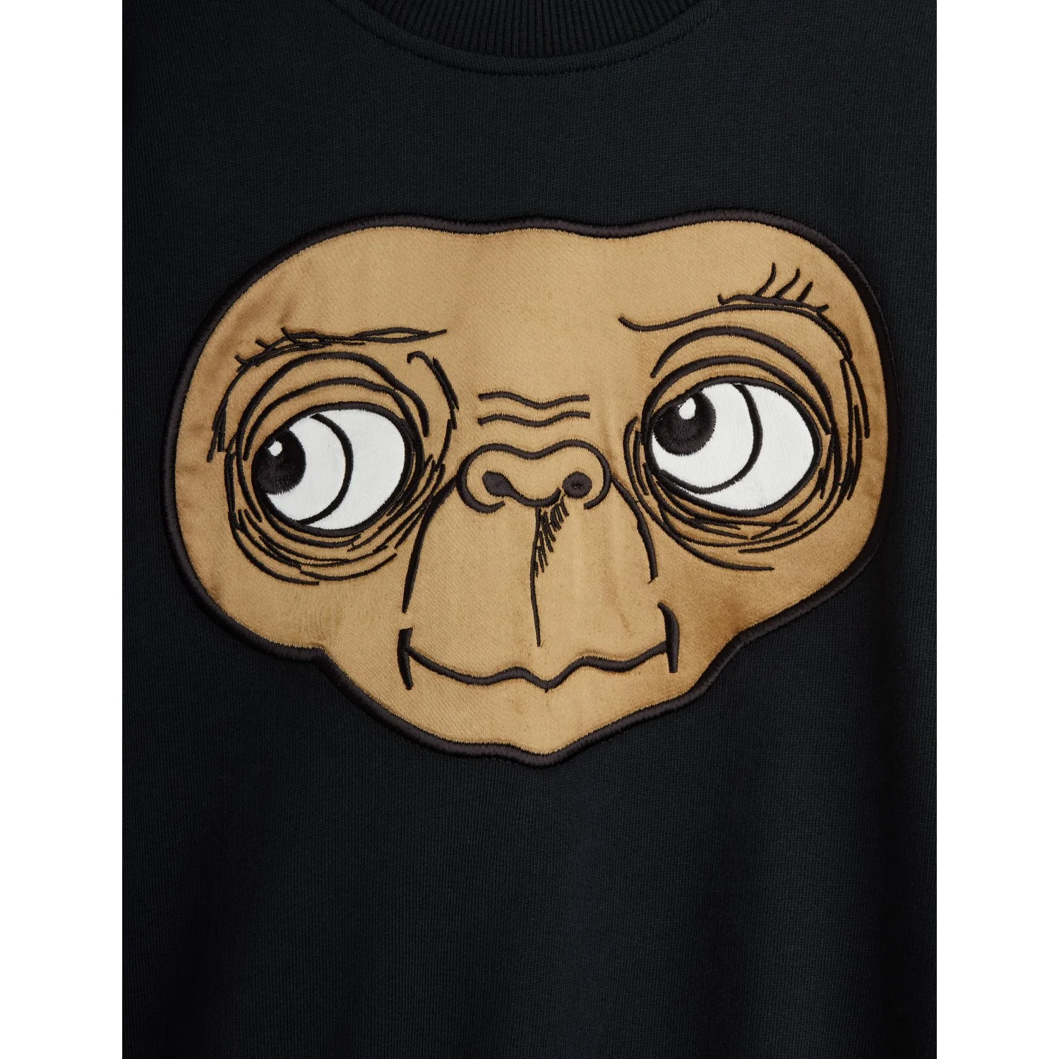 Mini Rodini Black E.T Application Sweatshirt - Image 2