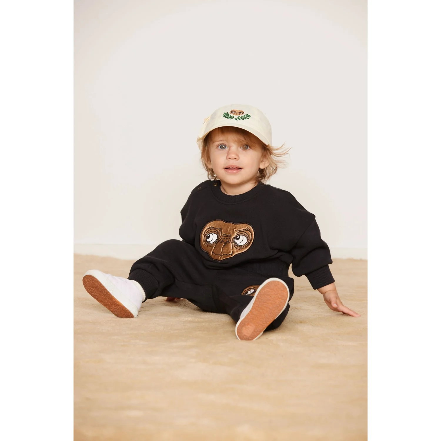 Mini Rodini Black E.T Application Sweatshirt - Image 5