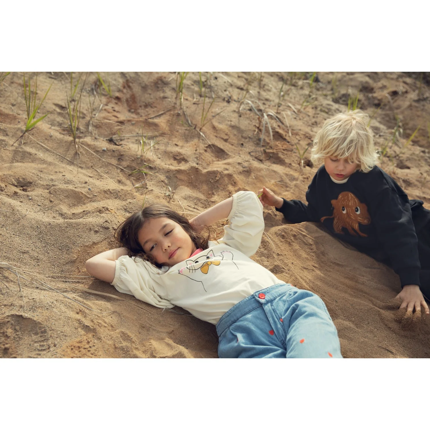 Mini Rodini Black Mammoth Chenille Sweatshirt - Image 20