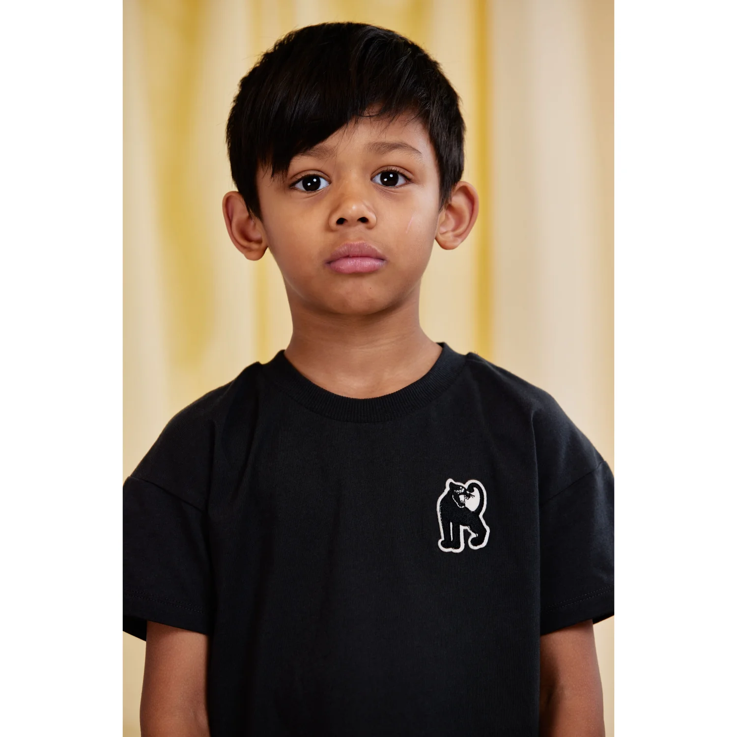 Mini Rodini Black Panther Patch Ss Tee - Image 4