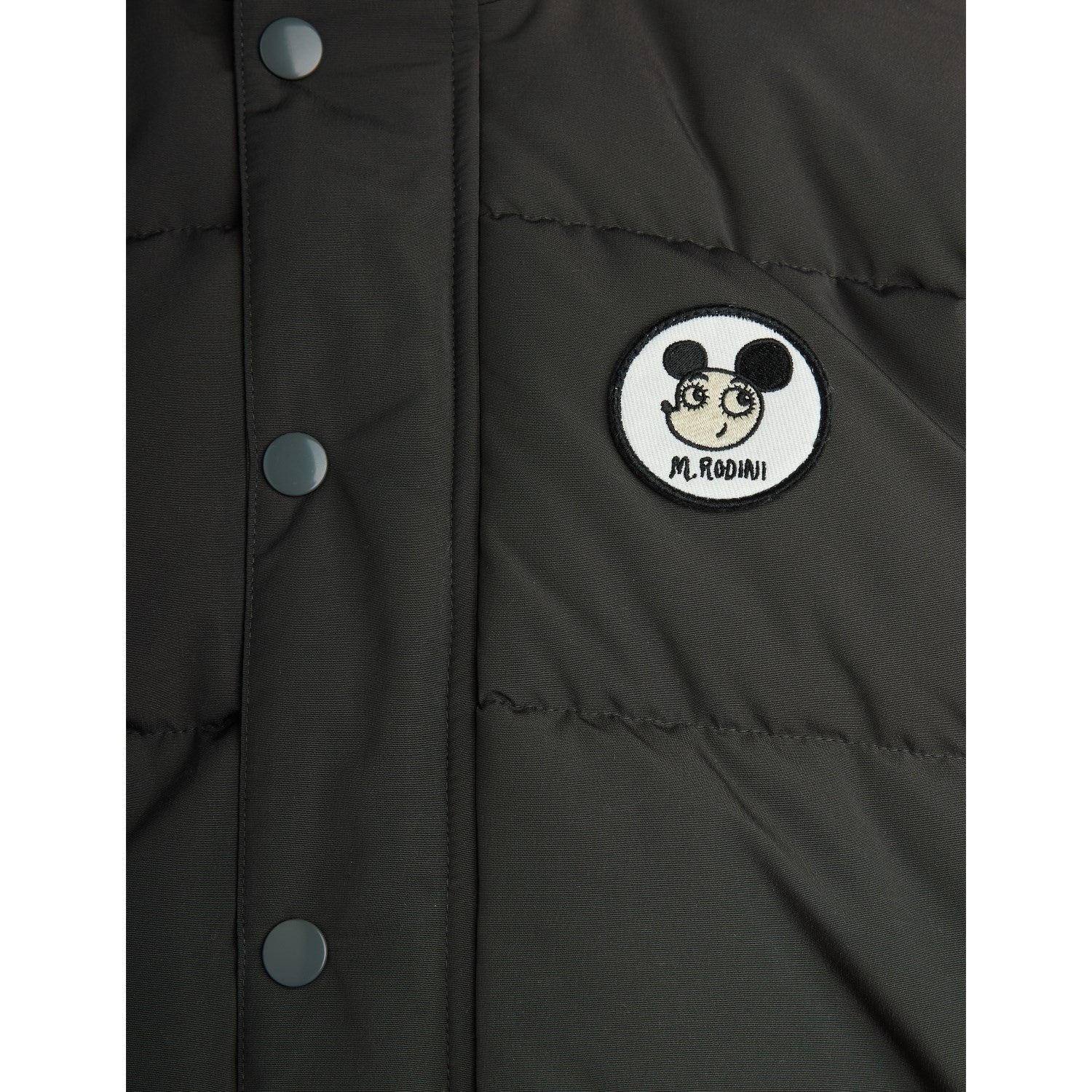 Mini Rodini Black Ritzratz Patch Puffer - Image 2