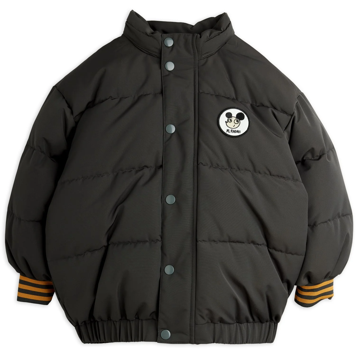 Mini Rodini Black Ritzratz Patch Puffer - Image 3