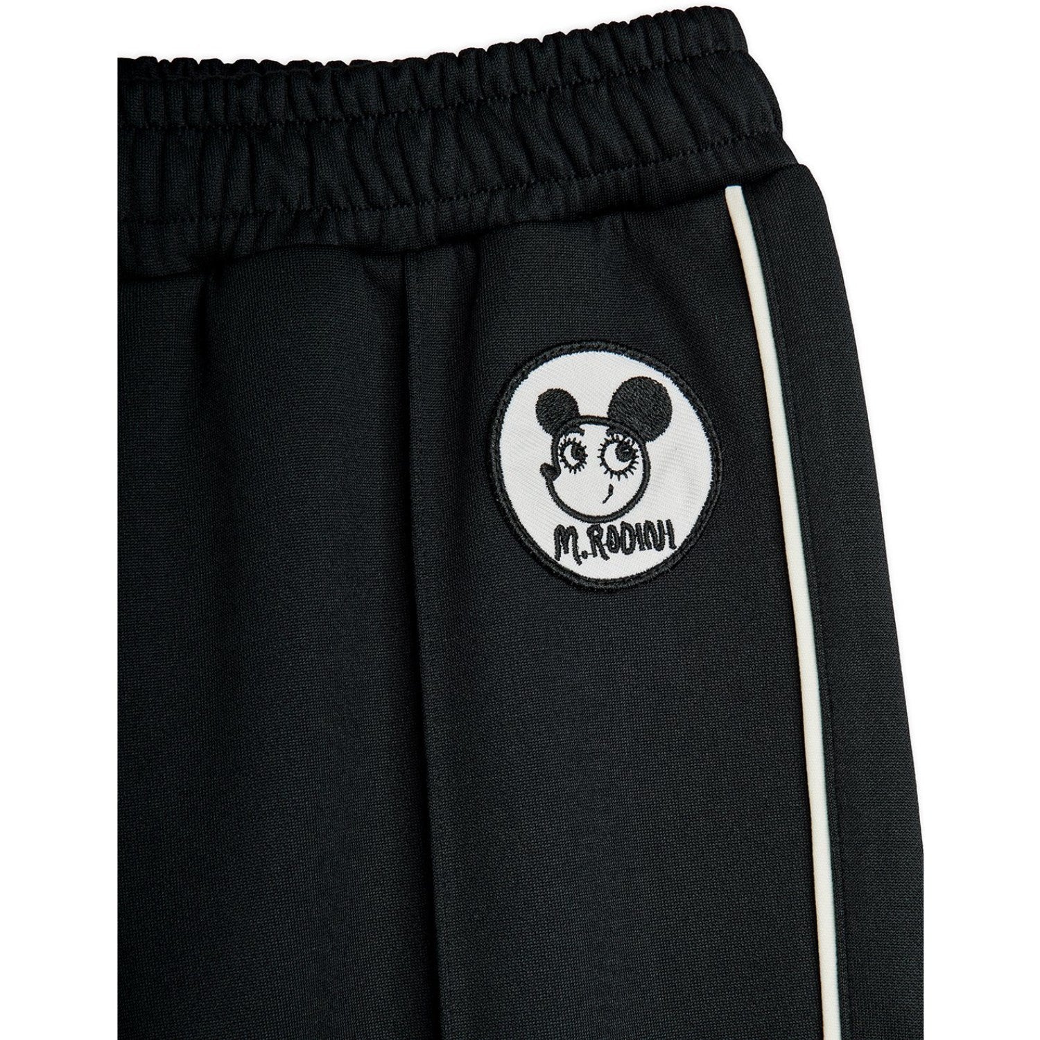 Mini Rodini Black Ritzratz Patch Trousers - Image 2