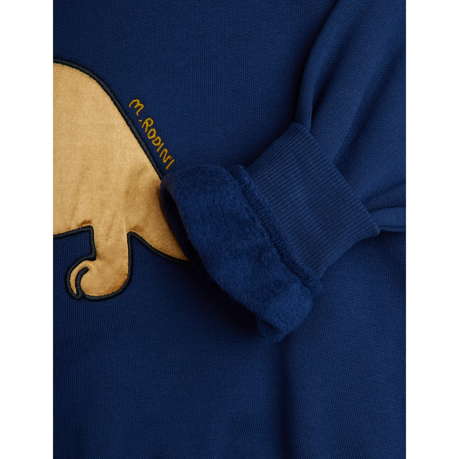 Mini Rodini Blue Dino Application Sweatshirt - Image 11