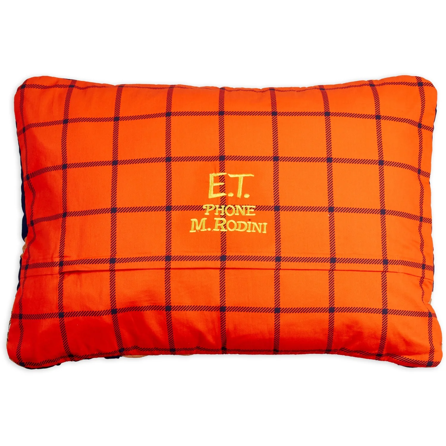 Mini Rodini Blue E.T. AOP Padded Quilted Pillowcase - Image 3
