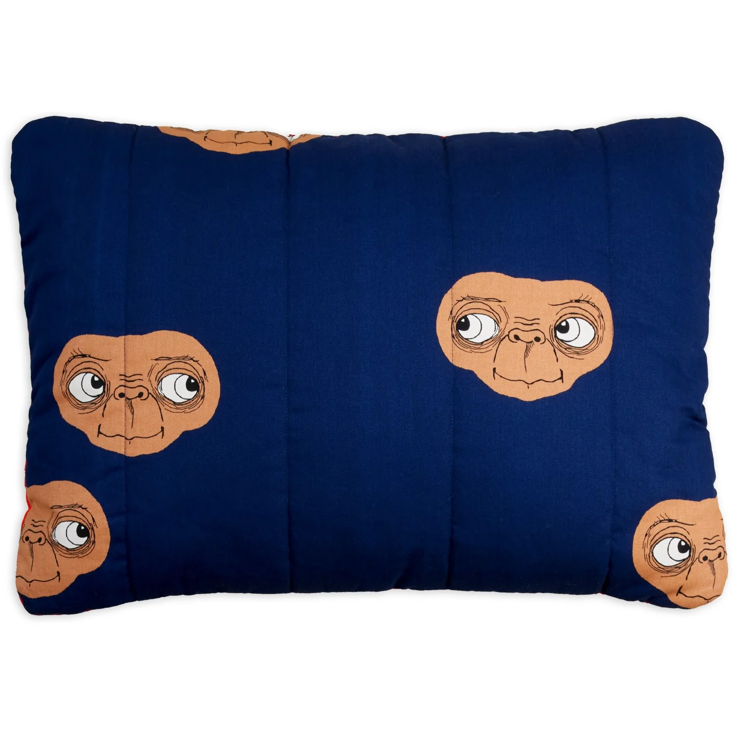 Mini Rodini Blue E.T. AOP Padded Quilted Pillowcase - Image 4