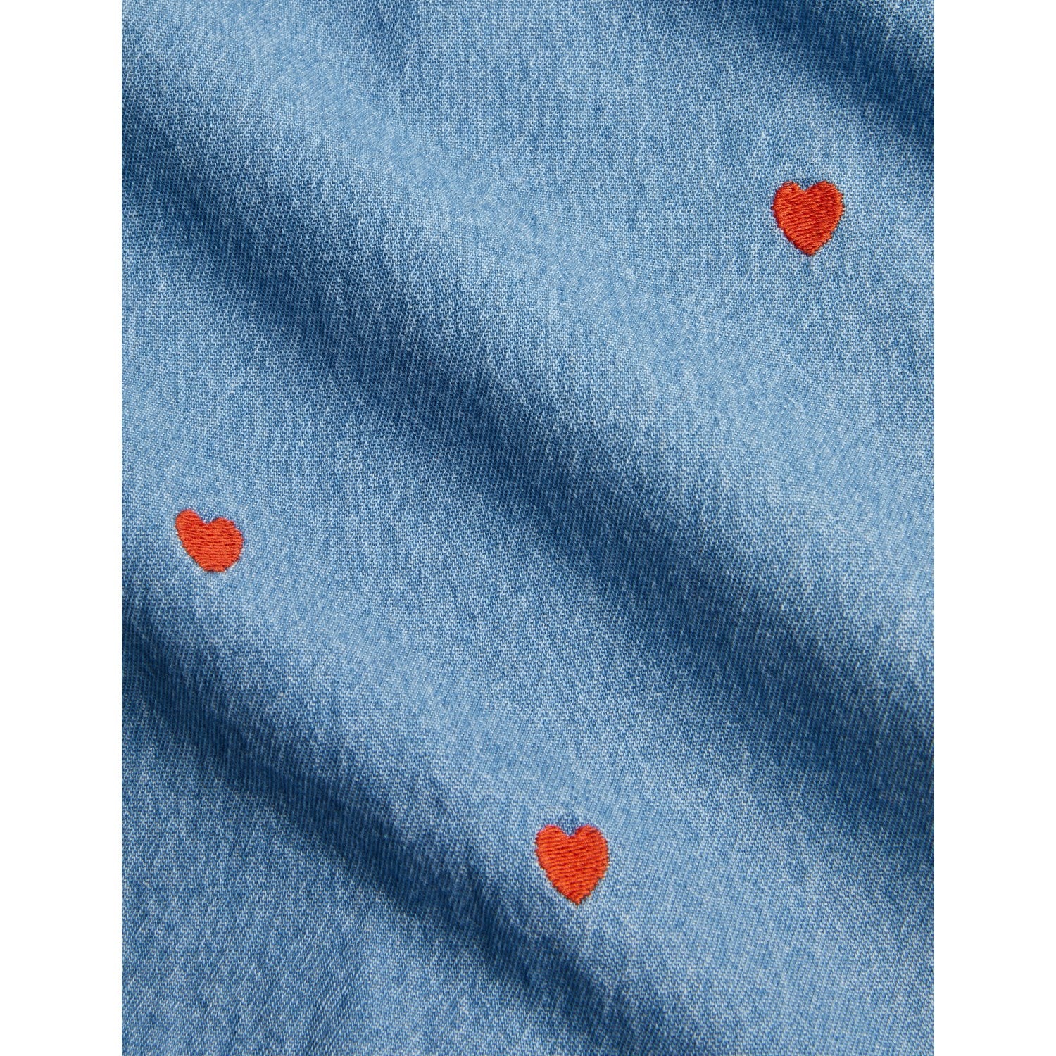 Mini Rodini Blue Mini Hearts Aoe Woven Trousers - Image 5