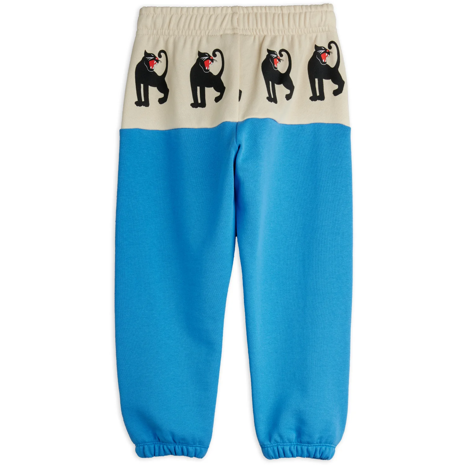 Mini Rodini Blue Panther Panel Sweatpants - Image 3