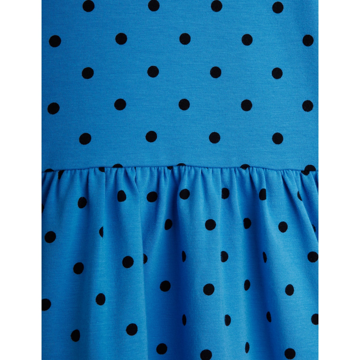 Mini Rodini Blue Polka Dots AOP Ls Dress - Image 2