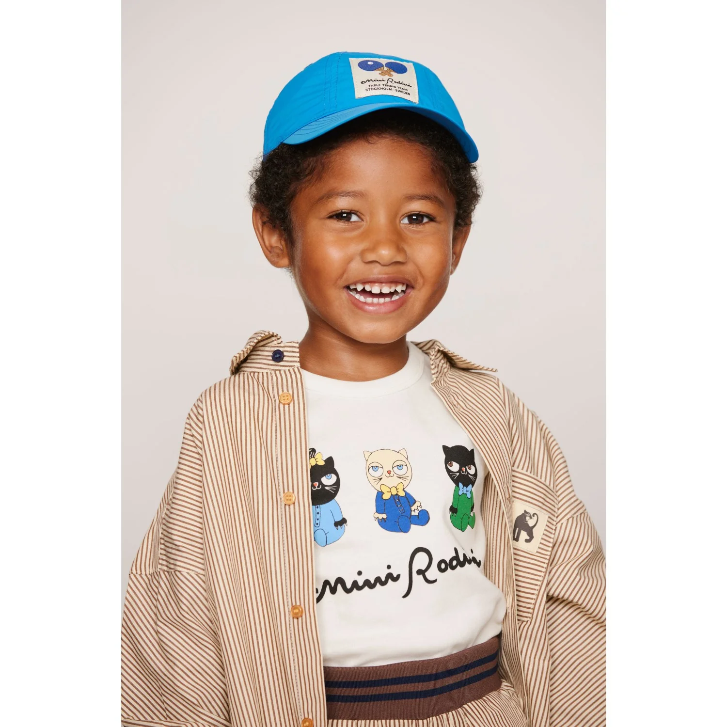 Mini Rodini Brown Poplin Yd Ls Shirt - Image 14