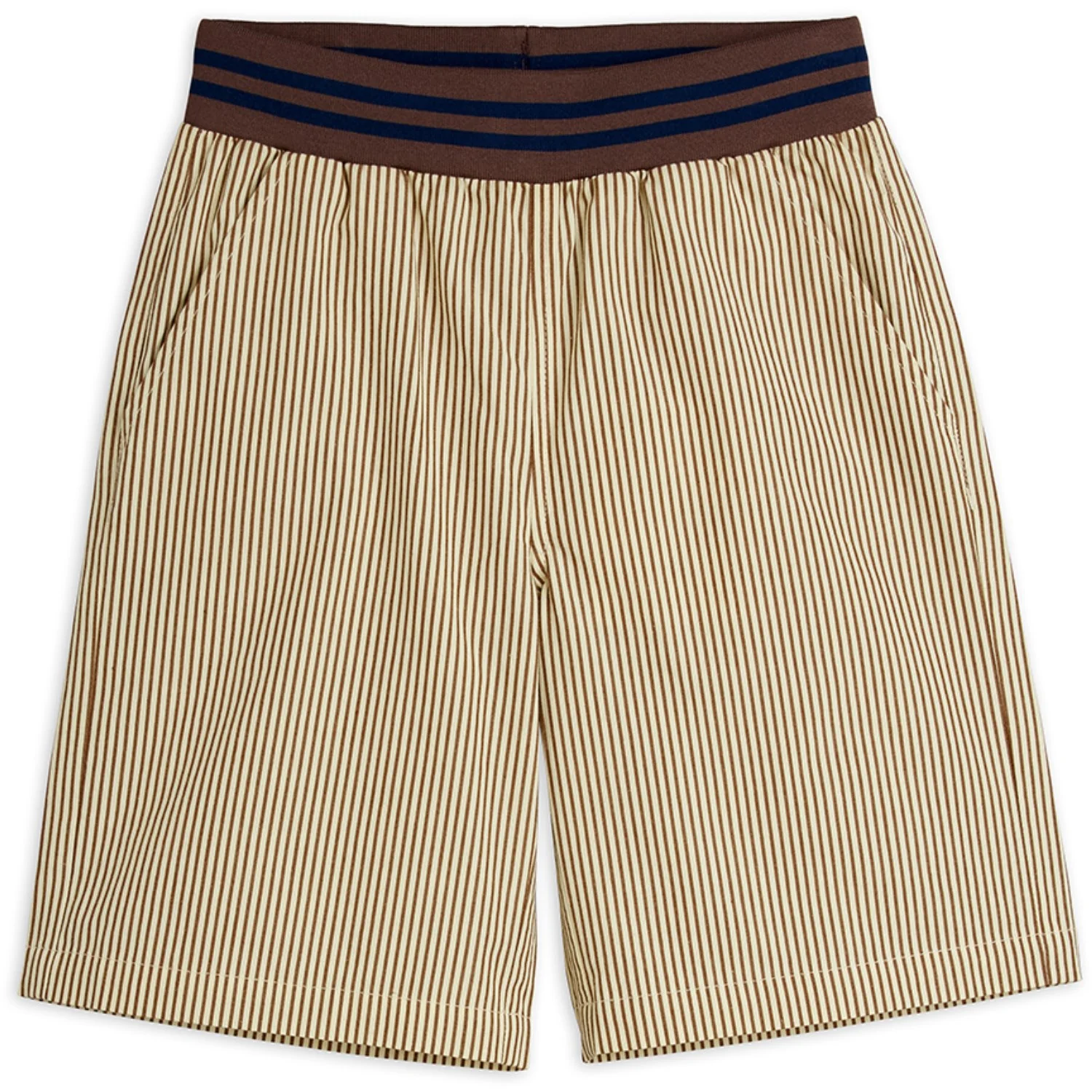 Mini Rodini Brown Poplin Yd Woven Shorts