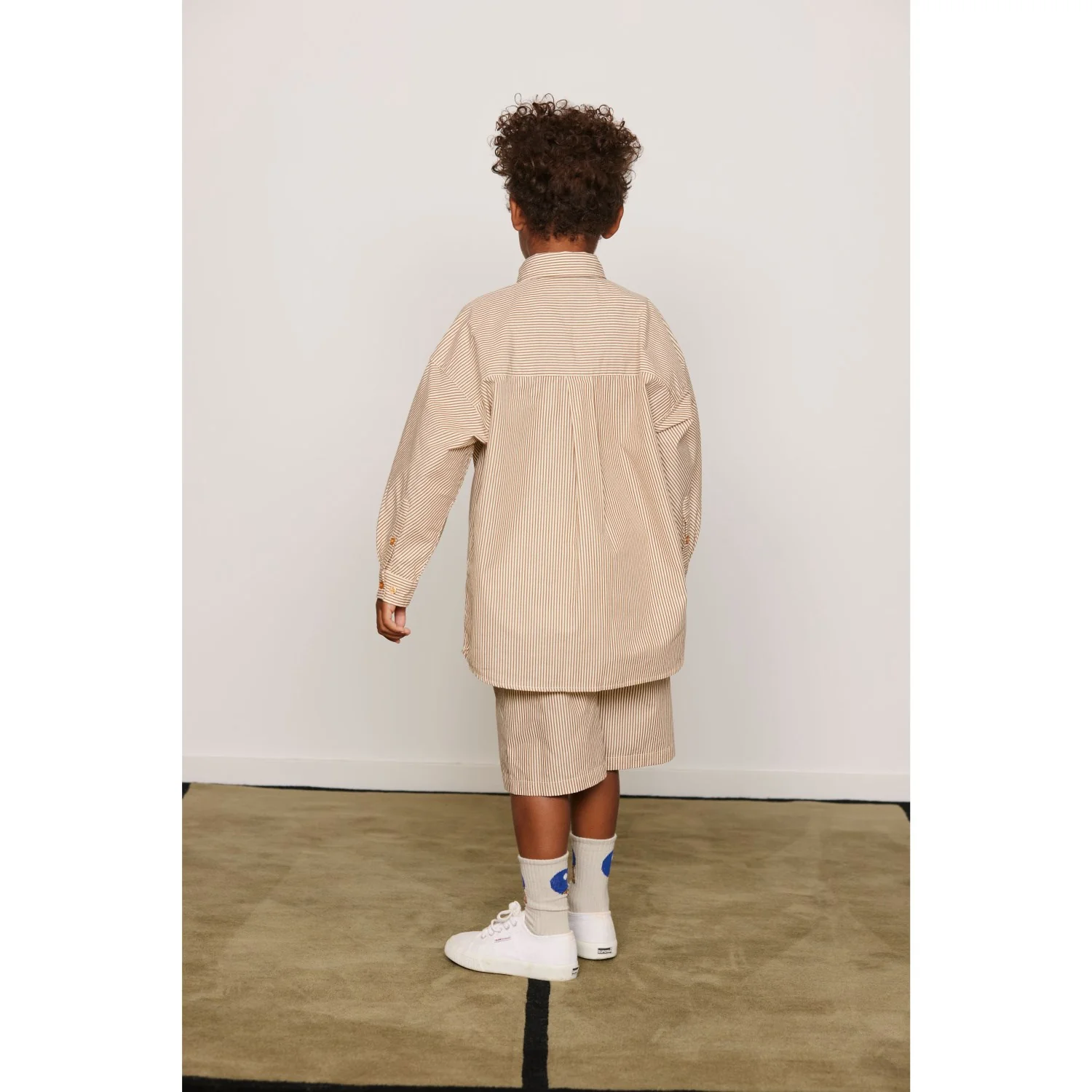 Mini Rodini Brown Poplin Yd Woven Shorts - Image 3