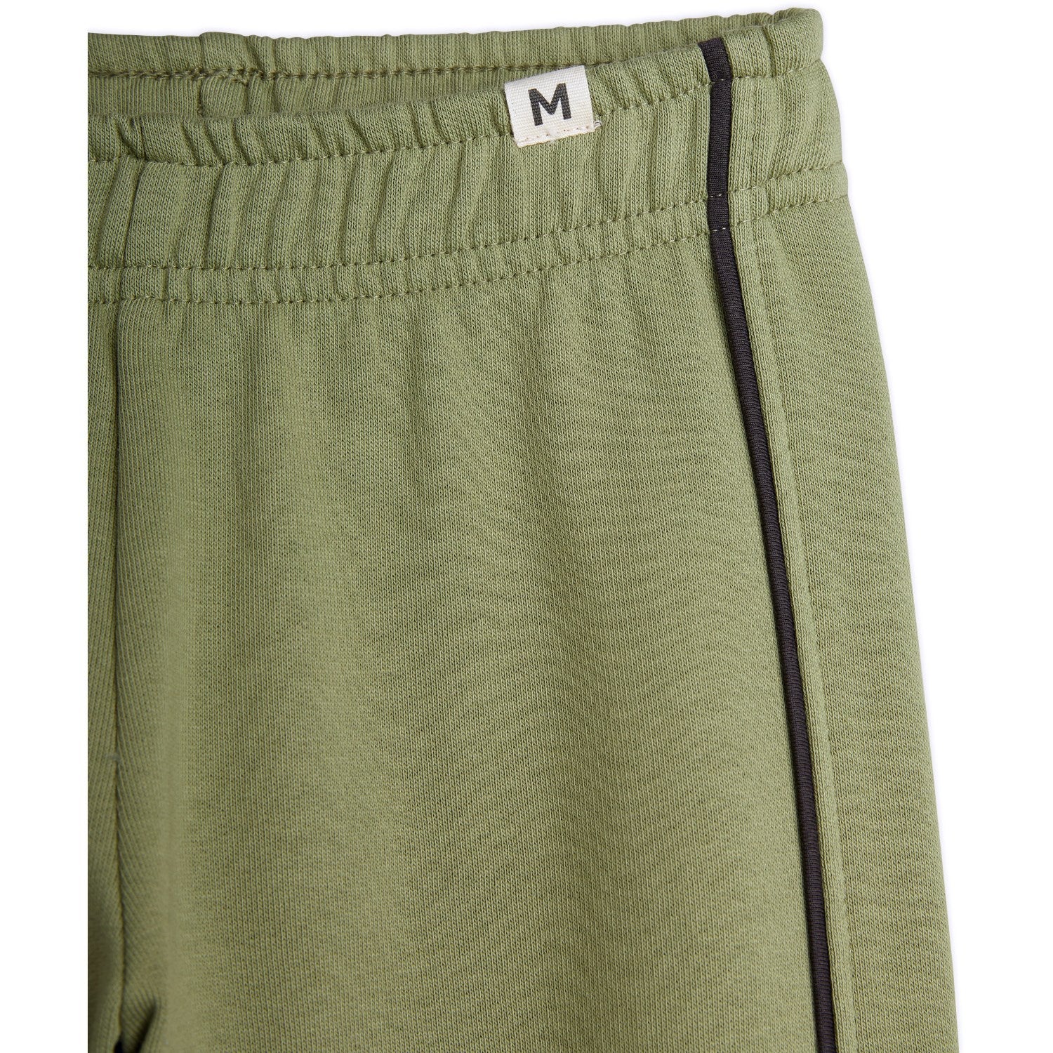 Mini Rodini Green Plain Piping Sweatpants - Image 4
