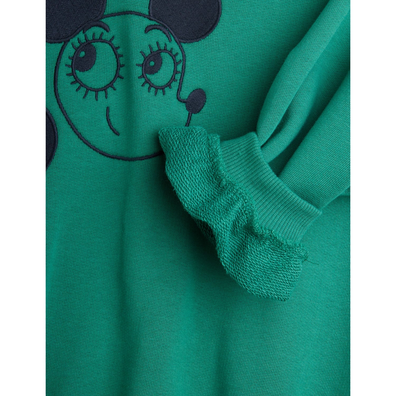 Mini Rodini Green Ritzratz Emb Sweatshirt - Image 3
