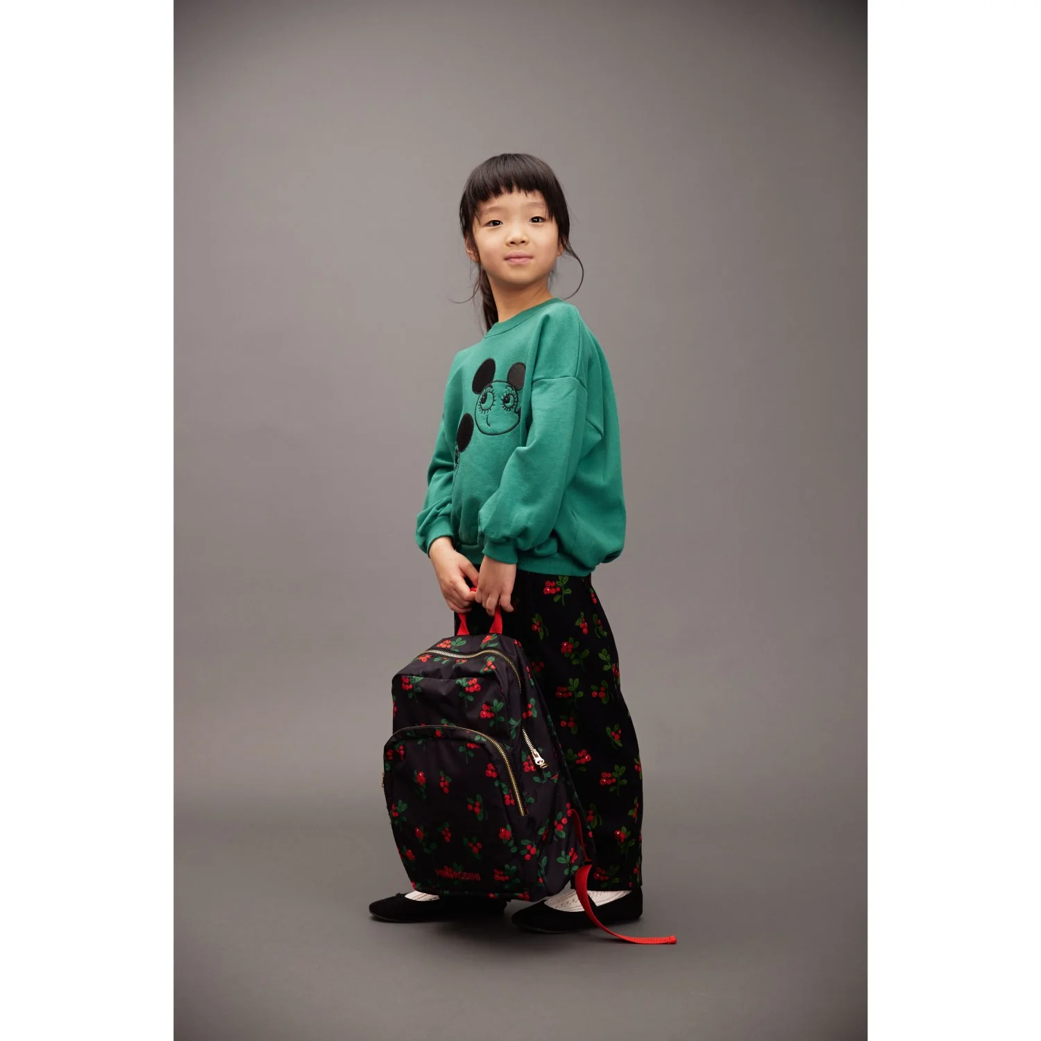 Mini Rodini Green Ritzratz Emb Sweatshirt - Image 6