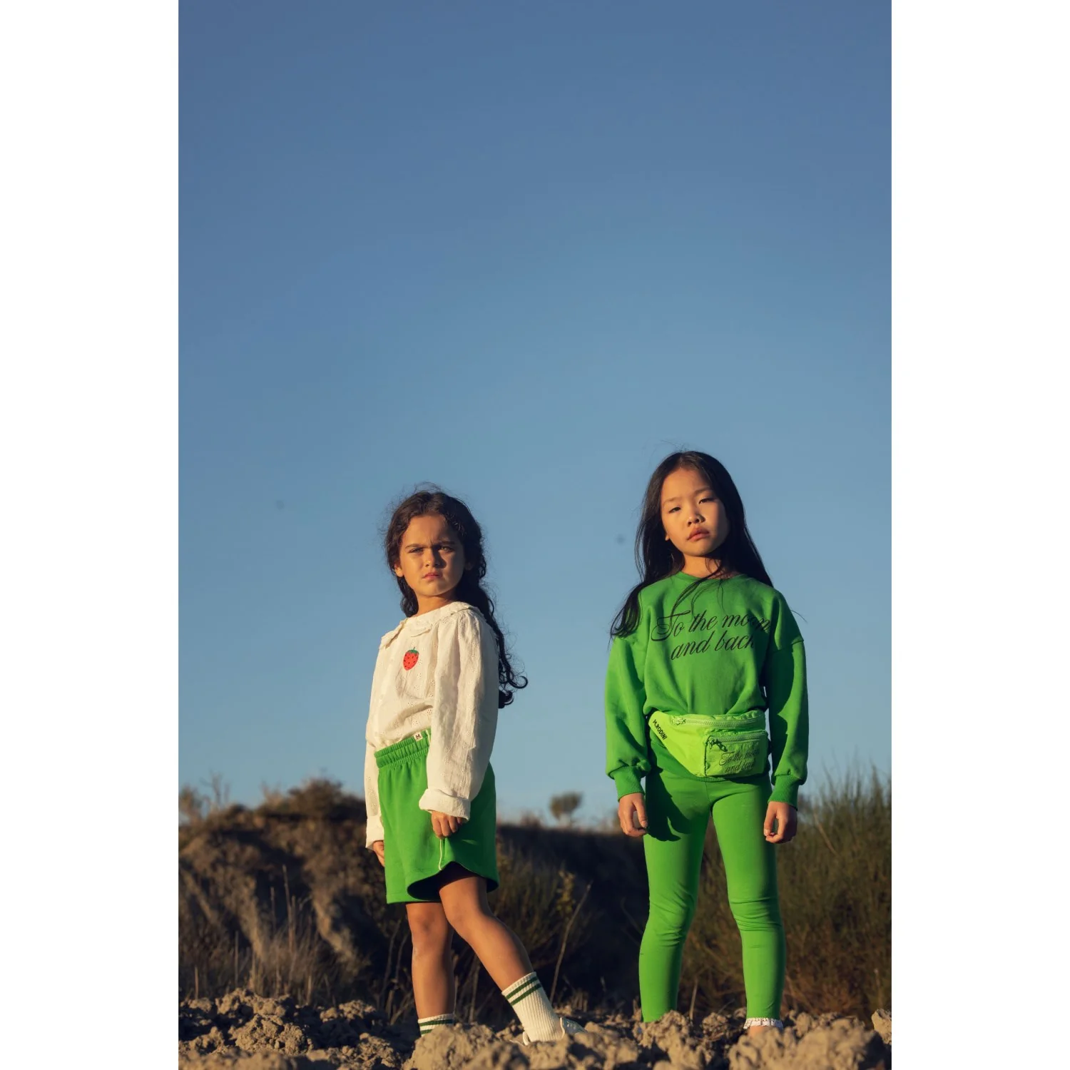 Mini Rodini Green To The Moon Sp Sweatshirt - Image 2