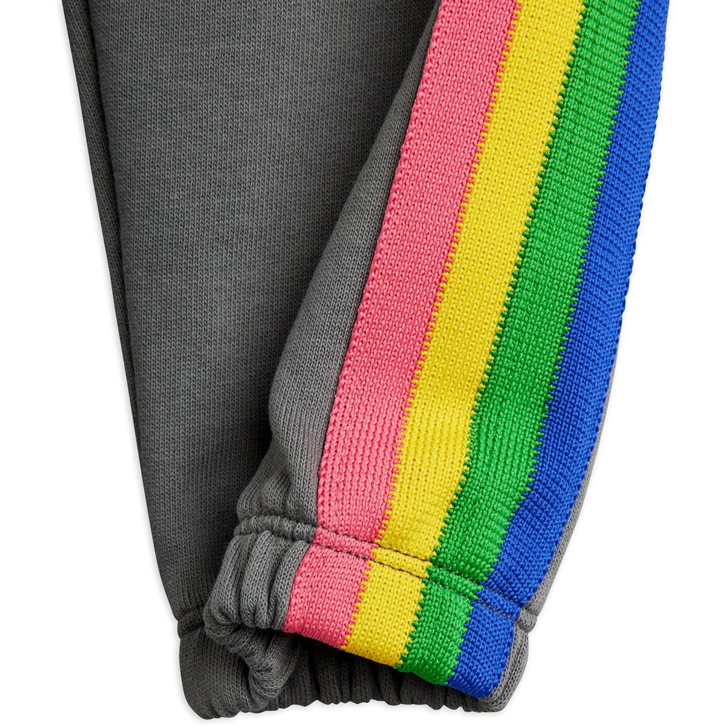 Mini Rodini Grey The Milky Way Rainbow Panel Sweatpants - Image 3